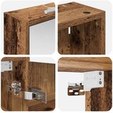  Set ormarića za kupaonicu 3 kom. 116 x 16 x 62,5 cm | shoptok.hr