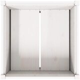  Vrtna sadilica bijela 70 x 70 x 70 cm od masivne borovine | Eponuda.ba