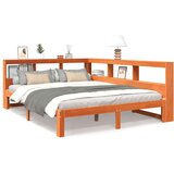  Krevet s regalom za knjige bez madraca 140x200 cm od borovine | shoptok.hr