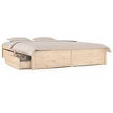 Maison Chic Posteljni okvir - Dvoposteljna postelja - Zakonska postelja s predali 150x200 cm-J14920, (21769499) | Shoptok.si