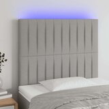  Uzglavlje svjetlosivo 90x5x118/128 cm od tkanine Cijene