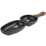 Ladelle Črna porcelanska servirna skleda Ladelle Essentials Cene