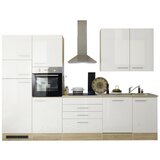 MID.YOU Moderen Kuhinjski Blok Brez Aparatov Laurel, Bela, Hrast | Shoptok.si