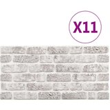  3D zidni paneli s uzorkom svjetlosivih cigli 11 kom EPS | shoptok.hr