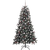 vidaXL Umestno božično drevo med 300 LED Zelena 99 x 99 x 180 cm | Shoptok.si