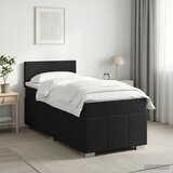  Boxspring krevet s madracem Crna 90 x 200 cm Tkanina | shoptok.hr