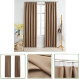  The Living Store Zatemnitvene zavese z obešali 2 kosa taupe 140x175 cm - Zavesa, (21744191) Cene