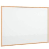  Magnetna bijela ploča s okvirom od masivnog borovog drva 80 x 55 cm | shoptok.hr