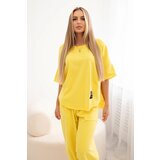 Kesi women's set T-shirt + pants - yellow | ePonuda.com