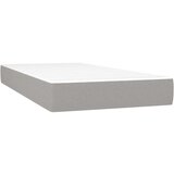 Box spring postelja z vzmetnico svetlo siva 90x200 cm žamet, (20726355) | Shoptok.si