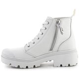 Palladium Visoke superge Pallabase Leather White black M Bela | Shoptok.si