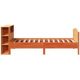  Krevet s regalom za knjige bez madraca 75 x 190 cm od borovine | shoptok.hr