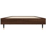  Okvir kreveta bez madraca smeđa boja hrasta 75x190 cm drveni | shoptok.hr