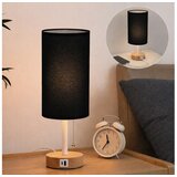  Brilagi - Stona lampa sa USB portom TABLON 1xE27/25W/230V hrast/bela/crna | Eponuda.com