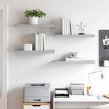  Plutajuće zidne police 4 kom boja betona 60 x 23,5 x 3,8 cm MDF | Eponuda.com