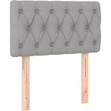  Krevet box spring s madracem LED svjetlosivi 80x200 cm tkanina | shoptok.hr