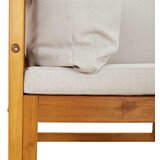 Modularna kutna sofa sa svjetlosivim jastucima od drva bagrema | shoptok.hr