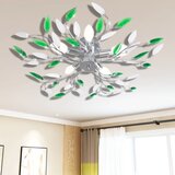 vidaXL Stropna lampa s bijelim kristalima u obliku li&scaron;ća od akrila za 5 E 14 cijene