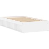 vidaXL Posteljni okvir bel 90x190 cm | Shoptok.si