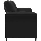 SOFA za 3 osobe Crna 198 x 83 x 95 cm Baršun | shoptok.hr