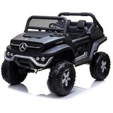 Sporting Machine Džip Mercedes na akumulator – Benz UNIMOG Crni - EVA Gume i Kožno sedište | Eponuda.com