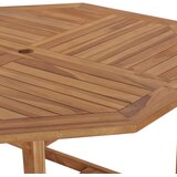  Vrtni blagovaonski stol 110 x 110 x 75 cm od masivne tikovine | shoptok.hr