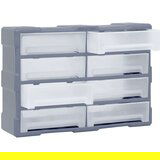 vidaXL Organizator s 8 velikih ladica 52 x 16 x 37 cm | shoptok.hr