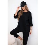 Kesi Włoski Punto set sweatshirt + pants black | Shoptok.si