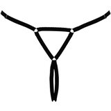 Cottelli otvorene tange s kamenčićima - crna (S-L) | shoptok.hr