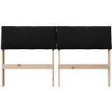 vidaXL tapecirani uzglavlje crna 150 cm čvrsto borovo drvo | shoptok.hr