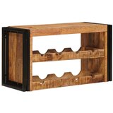  Stalak za vino Smeđa 100 x 45 x 33 cm Čvrsto Grubo Drvo Manga | shoptok.hr
