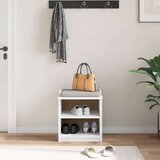 vidaXL klop v preddverju "SANDNES" bela 45x40x50 cm masivni les bor | Shoptok.si