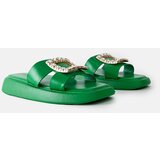 Gemre Green flip-flops with rhinestones Fusberta | Eponuda.ba