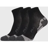 3 PACK črne nogavice Multisport