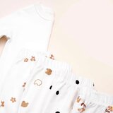 VAUVA dvodelni Set2 od pamuka za bebu: pantalone i bodi dugih rukava - grašak | Eponuda.com