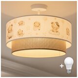 Brilagi-LED Dečiji plafonski luster BOBO 1xE27/10W/230V prečnik 40 cm bela/bež/meda | Eponuda.com