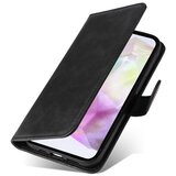 SUNSKY Eleganten ovitek etui iz umetnega usnja za Samsung S24 Plus / S25 Plus, Črn | Shoptok.si