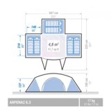 Olimp Sport Šator za 6 osoba kampovanje Arpenaz | ePonuda.com