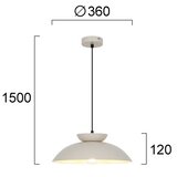  Luster na sajli SUPERB 1xE27/40W/230V bež | Eponuda.com