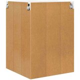 vidaXL Viseča omarica Riga Sonoma hrast in bela 57 x 57 x 80 cm | Shoptok.si