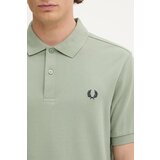 Fred Perry Pamučna polo majica boja: zelena, bez uzorka, M6000 | shoptok.hr