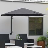 vidaXL Suncobran za terasu Antracit Čelik obložen prahom, Poliester Veliki | shoptok.hr