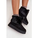 Big Star Women's Snow Boots On Platform With Fur And Lacing | Shoptok.si