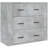  Visoka omara betonsko siva inženirski les, (20653557) | Shoptok.si