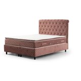 Hanah home Sonata Set 90 x 190 - Dusty Rose Dusty Rose Single Mattress, Base & Headboard Cene