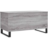  Stolić za kavu siva boja hrasta 90x44,5x45 cm konstruirano drvo | Shoptok.si