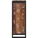 vidaXL Nočna omarica 40x30x80 cm masivni les obnovljen | Shoptok.si