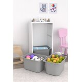 Hanah home višenamenska polica bronz 3D white grey | ePonuda.com