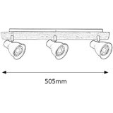 Rabalux mac spot GU10 3x35W,crna | ePonuda.com