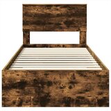  Konstrukcija postelje z vzglavjem Dimljeni oreh 100 x 200 cm, (5000103695) Slike